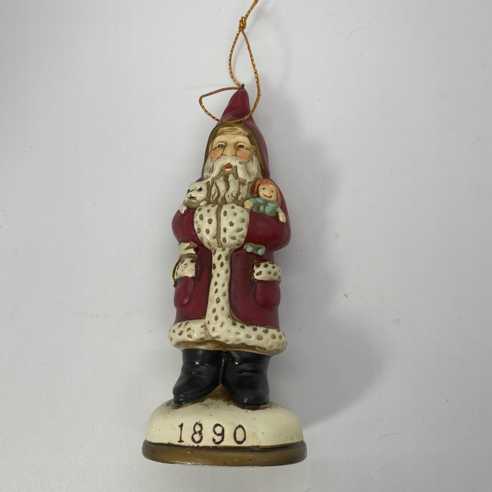 Santa Ornament‎ 1890, By Christmas Eve Inc 1985 Made In Korea 5” #154
